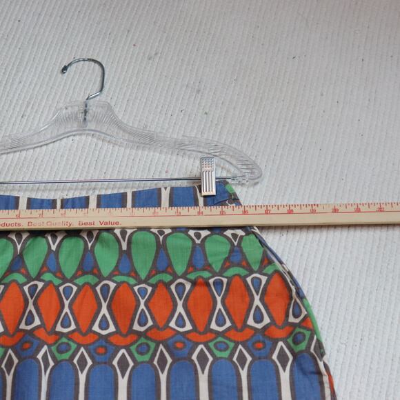 Boden Size 6L A-Line Skirt Geometric Print Multicolor Mod Style - Picture 5 of 6